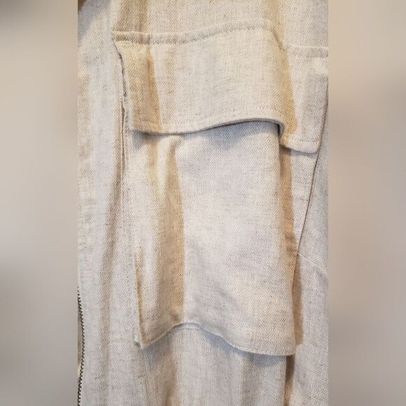 Future Collective with JENNY K LOPEZ Womens Linen Utility Anorak Cargo Jacket 3x - Picture 10 of 11